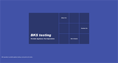 Desktop Screenshot of bkstesting.co.uk